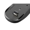 Bezvadu optiskā pele NATEC Jay 2 RF — 2.4 GHz, 1600 DPI, abpusēja, 4 pogas, melna
