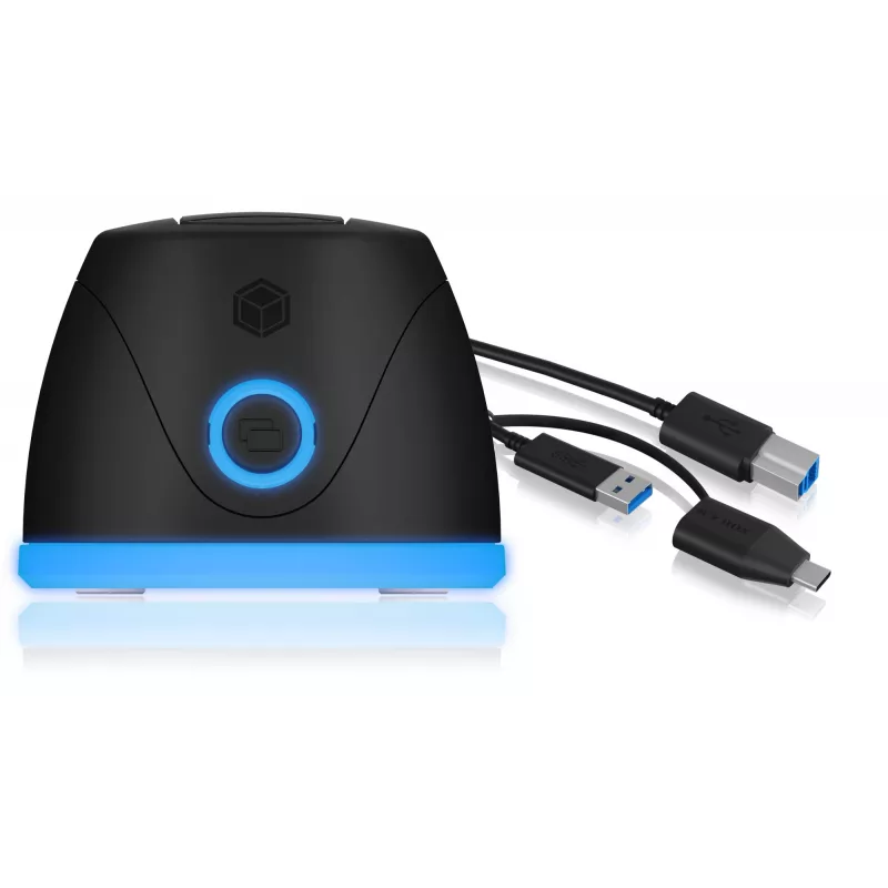ICY BOX IB-1124L-C3 USB 3.2 Gen 1 (3.1 Gen 1) Type-B melna