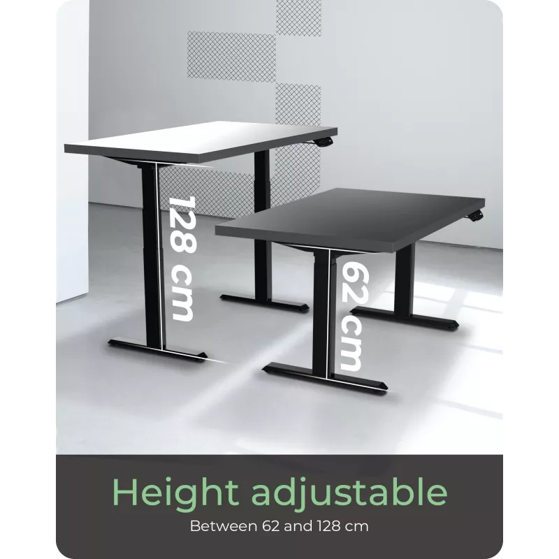 ICY BOX IB-EW206B-T Electric 2 leg(s) Melns