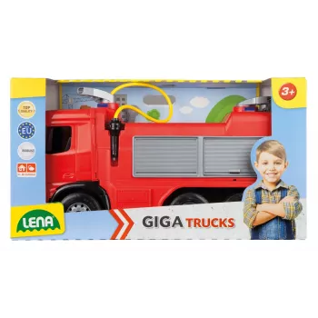 Lena GIGA TRUCKS Braucamais Ugunsdzēsēju Auto Arocs, Ugunsdzēsēju auto, 3 gadi, Daudzkrāsains