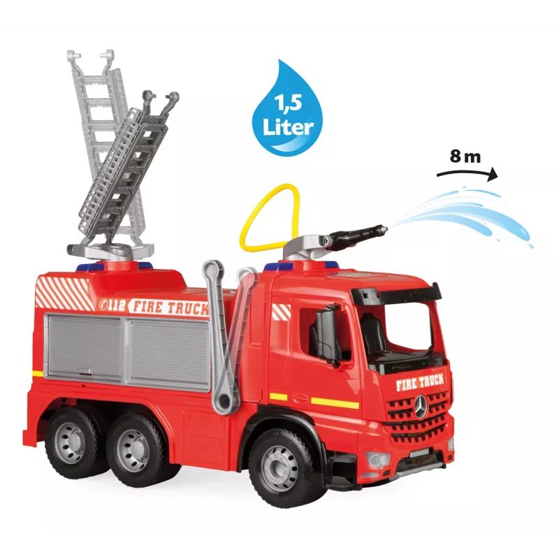 Lena GIGA TRUCKS Braucamais Ugunsdzēsēju Auto Arocs, Ugunsdzēsēju auto, 3 gadi, Daudzkrāsains
