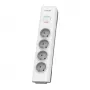 Pārsprieguma aizsargs Philips SPN7040WA/60 4 maiņstrāvas rozetes 600 J 2 m Balts