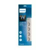Pārsprieguma aizsargs Philips SPN7040WA/60 4 maiņstrāvas rozetes 600 J 2 m Balts