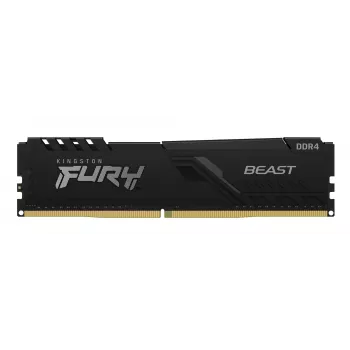 Kingston Technology FURY Beast 16GB 3600MT/s DDR4 CL18 DIMM Melns