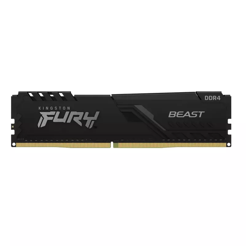 Kingston Technology FURY Beast 64GB 3600MT/s DDR4 CL18 DIMM (2 komplekts) Melns