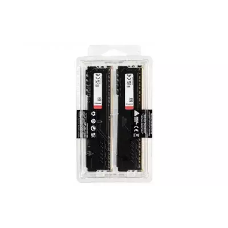 Kingston Technology FURY Beast 64GB 3600MT/s DDR4 CL18 DIMM (2 komplekts) Melns