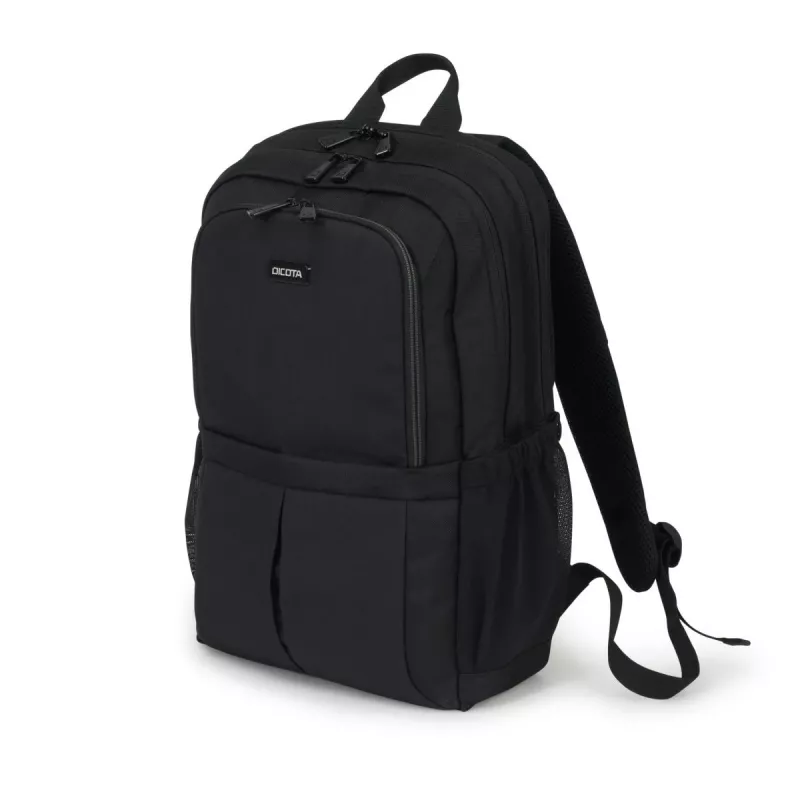 DICOTA Backpack Scale - 13-15.6in piezīmjdatora mugursoma - Melna / 600d pārstrādāts PET