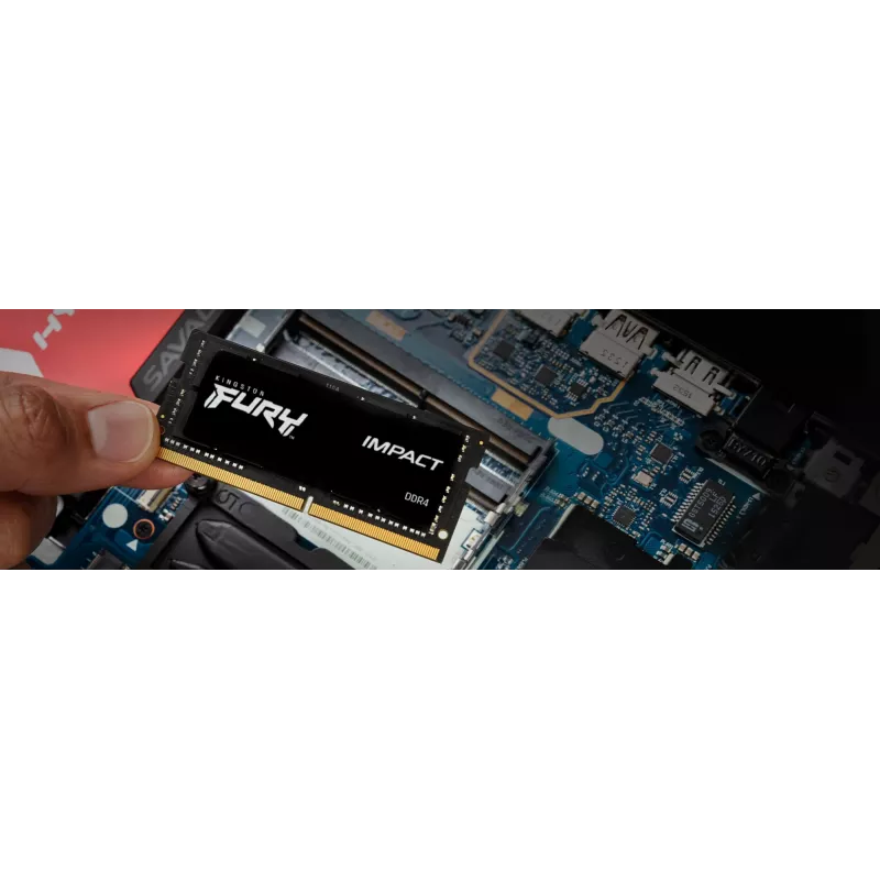 Kingston Technology FURY 16GB 3200MT/s DDR4 CL20 SODIMM (komplekts no 2) Impact