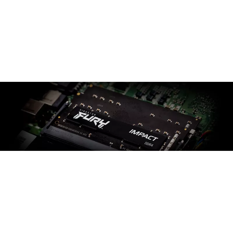 Kingston Technology FURY 16GB 3200MT/s DDR4 CL20 SODIMM (komplekts no 2) Impact