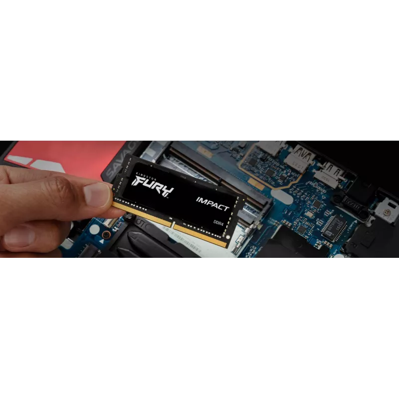Kingston Technology FURY 16GB 3200MT/s DDR4 CL20 SODIMM (komplekts no 2) Impact