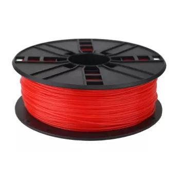 GEMBIRD ABS kvēldiegs fluorescējoši sarkans, 1,75 mm, 1 kg