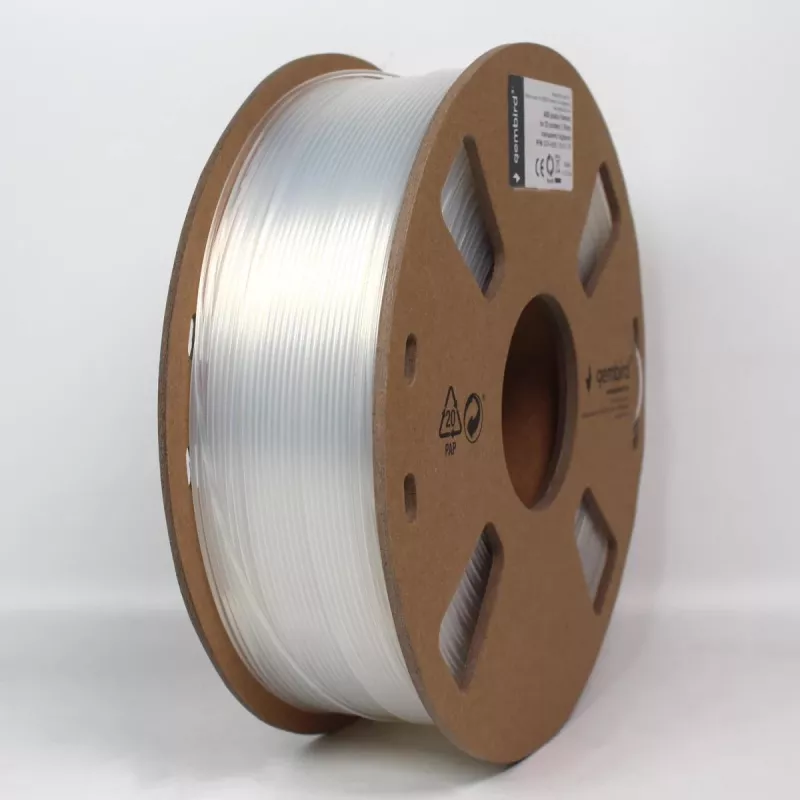 3D drukas materiāls ABS Gembird 3DP-ABS1.75-01-TR Balts 1 kg