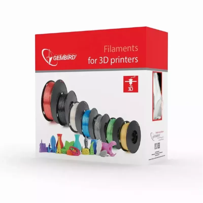 Gembird 3DP-PLA+1.75-02-GR 3D drukas materiāls