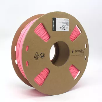 3D drukas materiāls Gembird 3DP-PLA1.75-01-P Sārts 1 kg