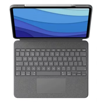 LOGITECH Combo Touch - iPad Pro 12,9 collas (5. paaudze) - angļu - Qwerty