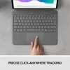 LOGITECH Combo Touch - iPad Pro 12,9 collas (5. paaudze) - angļu - Qwerty