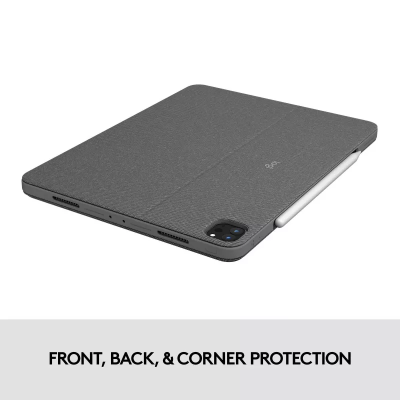 LOGITECH Combo Touch - iPad Pro 12,9 collas (5. paaudze) - angļu - Qwerty