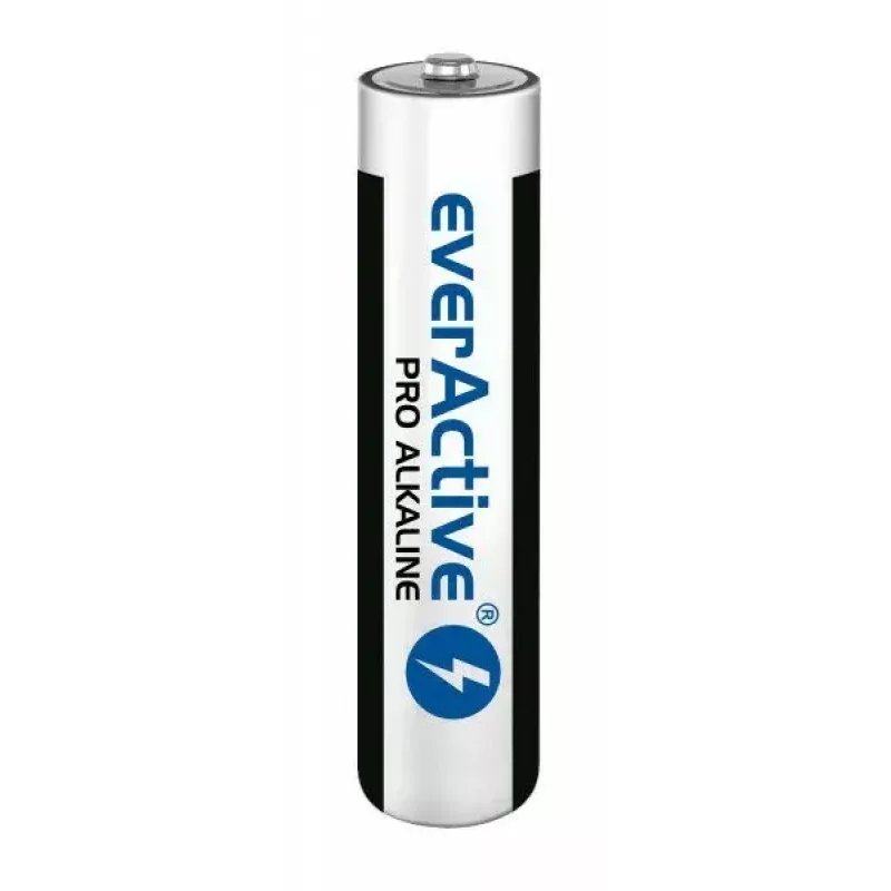 Sārmainās AAA baterijas everActive LR03PRO4T — 4 gab., 1.5 V, 1250 mAh, 44.5×10.5 mm
