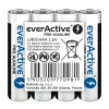 Sārmainās AAA baterijas everActive LR03PRO4T — 4 gab., 1.5 V, 1250 mAh, 44.5×10.5 mm