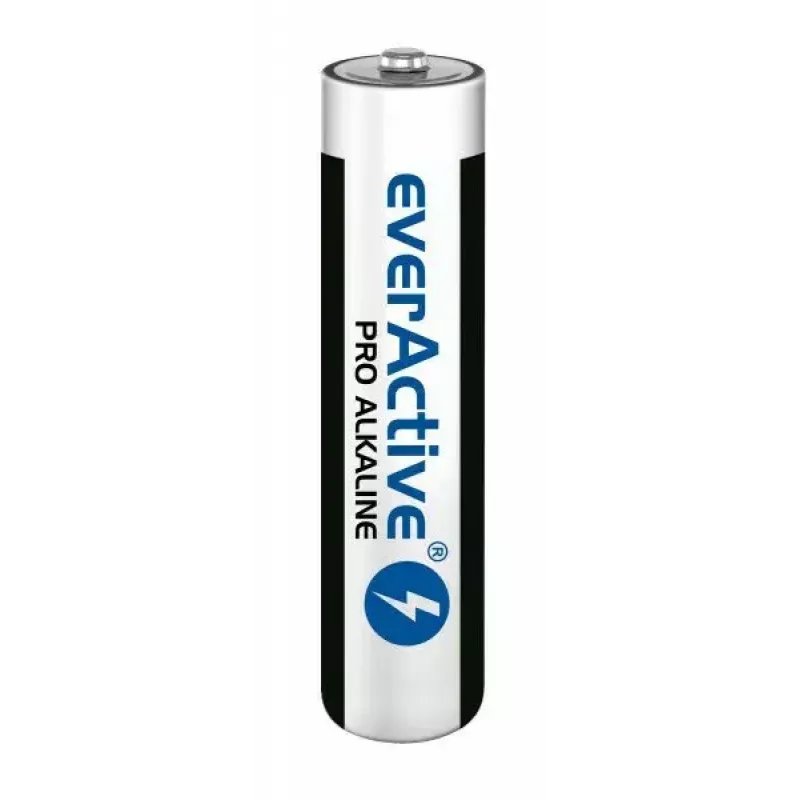 Sārmainās AAA baterijas everActive LR03PRO4T — 4 gab., 1.5 V, 1250 mAh, 44.5×10.5 mm