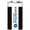 9 V sārma baterija everActive EV6LR61-PRO, 9 V, 650 mAh, 26.4×48.5×16 mm, 1 gab.
