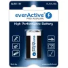 9 V sārma baterija everActive EV6LR61-PRO, 9 V, 650 mAh, 26.4×48.5×16 mm, 1 gab.