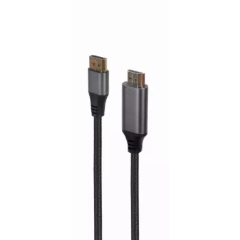 Video kabeļa adapteris Gembird CC-DP-HDMI-4K-6 — DisplayPort uz HDMI Type A, 1,8 m, 4K, melns
