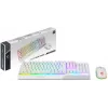 Spēļu tastatūras un peles komplekts MSI VIGOR GK30 COMBO WHITE