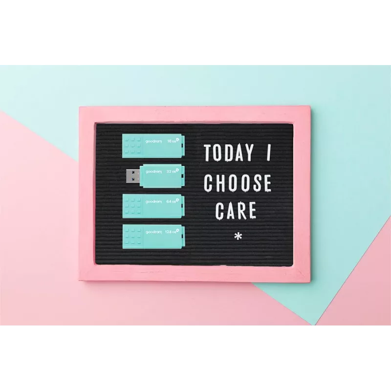 Goodram UME3 USB zibatmiņa 128 GB USB Type-A 3.2 Gen 1 (3.1 Gen 1) tirkīzzila