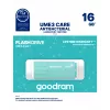 USB zibatmiņa GOODRAM UME3 CARE 16 GB USB Type-A 3.2 Gen 1 (lasīšanas ātrums 60 MB/s, rakstīšanas ātrums 20 MB/s) tirkīza