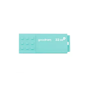USB zibatmiņa GOODRAM UME3 32 GB USB Type-A 3.2 Gen 1 — tirkīza, 60 MB/s lasīšana, 20 MB/s rakstīšana