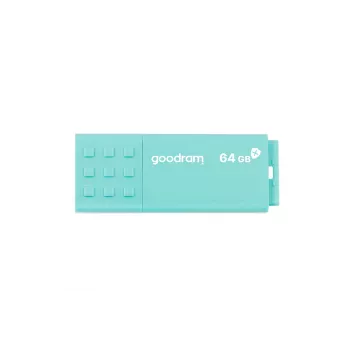 USB zibatmiņa GOODRAM 64 GB USB Type-A 3.2 Gen 1 UME3, tirkīza, lasīšana 60 MB/s, rakstīšana 20 MB/s