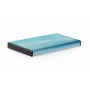 HDD korpuss Gembird EE2-U3S-3-B — 2,5 collu viena nodalījuma, SATA, Mini‑USB A, līdz 7 TB, zils