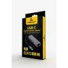Dokotāja adapteris Gembird A-CMU3-LAN-01 — USB-C 3.2 Gen 1, 1× Gigabit LAN, 3× USB-A, metāla korpuss, pelēks