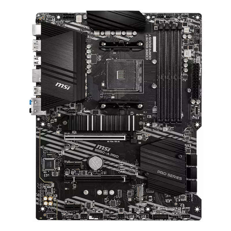 MSI B550-A PRO mātesplate AMD B550 Socket AM4 ATX