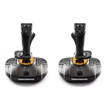 Thrustmaster T.16000M FCS SPACE SIM DUO Melns, Oranžs USB Džoistiks Analogs / Digitāls PC