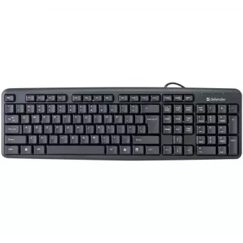 Vadu USB tastatūra DEFENDER HB-520 — kompakts izkārtojums, USB savienojums