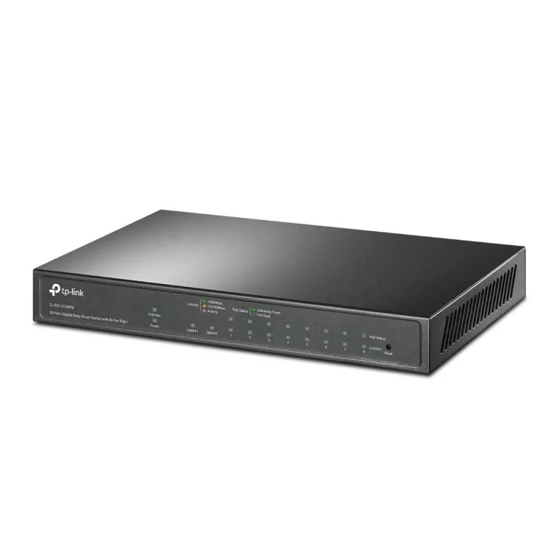Pārvaldāmais slēdzis TP-Link TL-SG1210MPE 10 portu Gigabit ar 8 portu PoE+