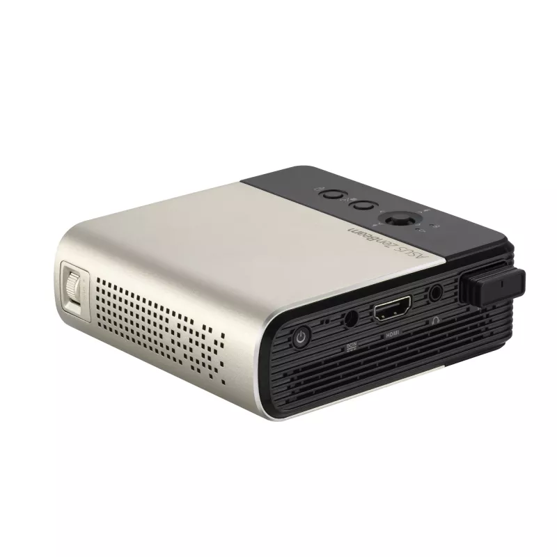 ASUS ZenBeam E2 standarta metiena projektors 300 ANSI lūmeni DLP WVGA (854x480) Melns, Zelts