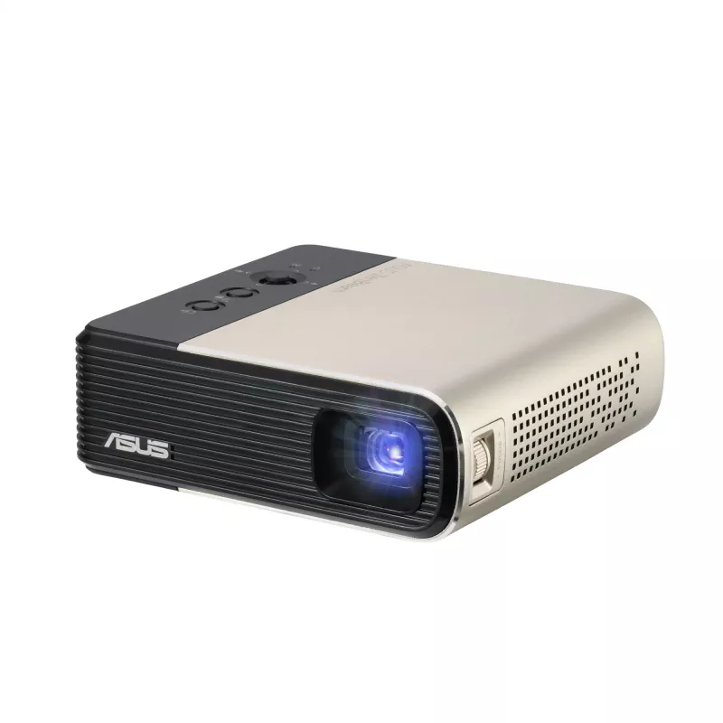 ASUS ZenBeam E2 standarta metiena projektors 300 ANSI lūmeni DLP WVGA (854x480) Melns, Zelts