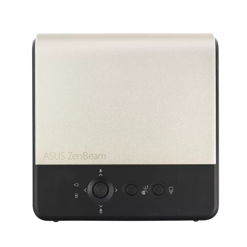 ASUS ZenBeam E2 standarta metiena projektors 300 ANSI lūmeni DLP WVGA (854x480) Melns, Zelts