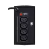 Nepārtrauktās barošanas bloks EVER DUO 550 PL AVR USB 550VA, 0,55 kVA / 330 W, Line-Interactive, 3×C13 kontaktligzdas, 12V 5Ah akumulators
