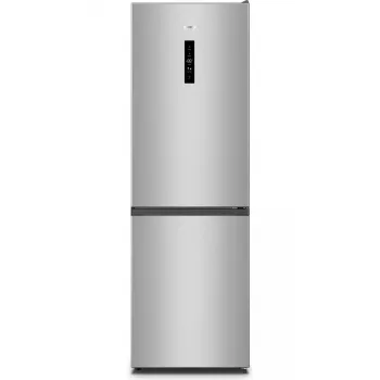 Brīvi stāvošs ledusskapis-saldētājs Gorenje NRK6192AS4, 304 L (Ledusskapis 207 L / Saldētājs 97 L), No Frost, Pelēks