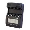 Bateriju lādētājs everActive NC-3000 — universāls lādētājs AA/AAA/C/D (4 šūnu) melns, 100–240V