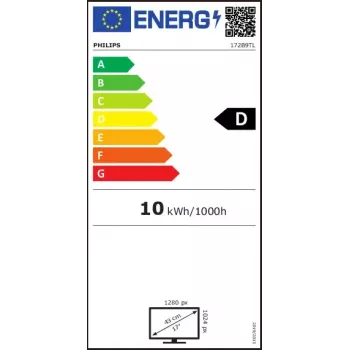 Philips 172B9TL/00 datora monitors 43,2 cm (17 colli) 1280 x 1024 pikseļi Full HD LCD skārienekrāns Melns