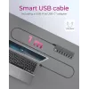 ICY BOX IB-HUB1701-C3 USB 3.2 Gen 1 (3.1 Gen 1) Type-B 5000 Mbit/s Antracīts