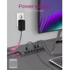 ICY BOX IB-HUB1701-C3 USB 3.2 Gen 1 (3.1 Gen 1) Type-B 5000 Mbit/s Antracīts