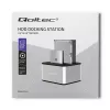 Dokstacija QOLTEC 5316 2x 2.5/3.5 collu HDD/SSD, SATA, USB 3.0 (5 Gb/s), alumīnija korpuss