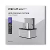 Dokstacija QOLTEC 5316 2x 2.5/3.5 collu HDD/SSD, SATA, USB 3.0 (5 Gb/s), alumīnija korpuss