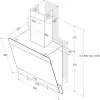 Whirlpool AKR 65F LM K Sienas stiprinājuma Melna 375 m³/h